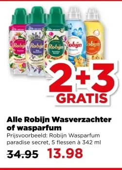 Aanbieding: Alle Robijn Wasverzachter of wasparfum