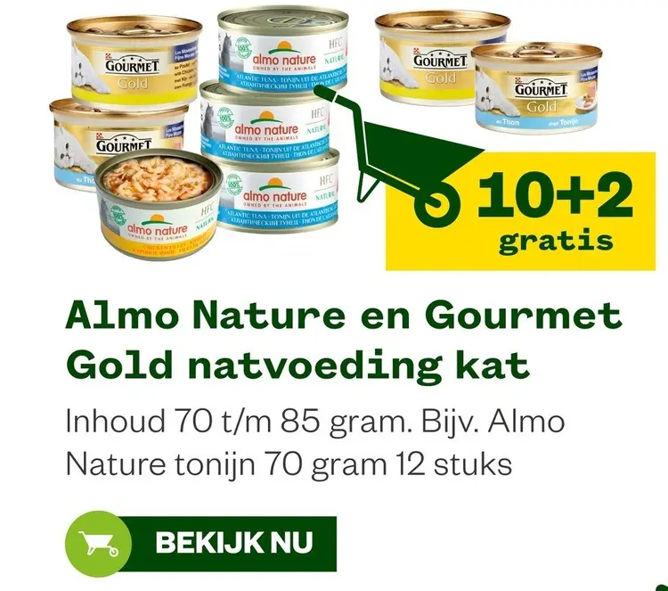 Aanbieding: Natvoeding kat