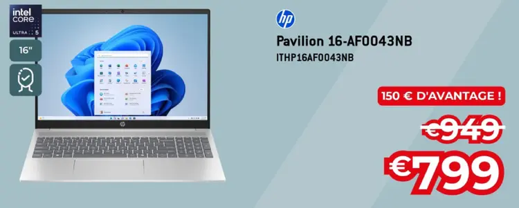 Offre: Pavilion 16-AF0043NB