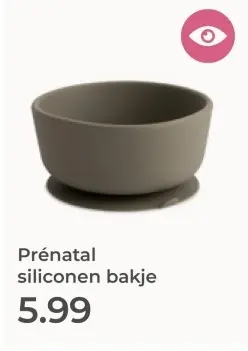 Aanbieding: siliconen bakje