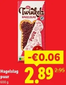 Aanbieding: Twinkels Hagelslag puur