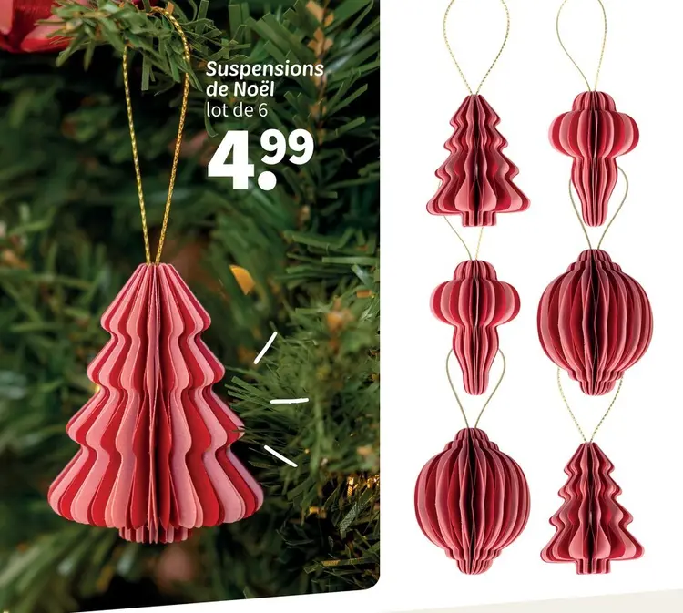Offre: Suspensions de Noël