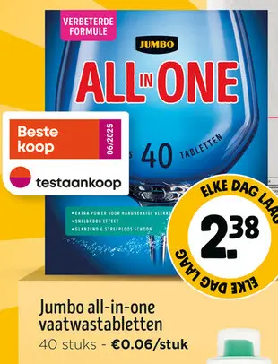 Promotie: All-in-one vaatwastabletten