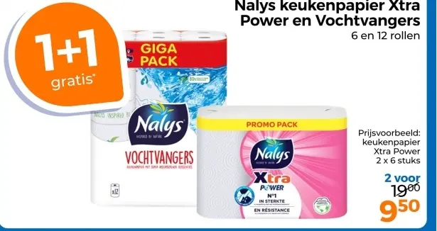 Aanbieding: Keukenpapier Xtra Power en Vochtvangers