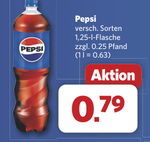 Aanbieding: Pepsi versch. Sorten