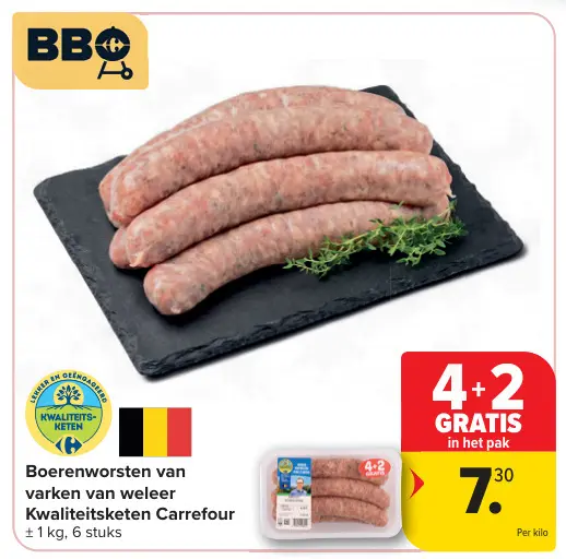 Promotie: Boerenworsten van varken van weleer