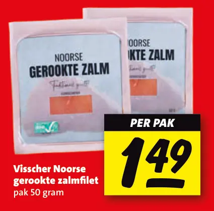 Aanbieding: gerookte zalmfilet