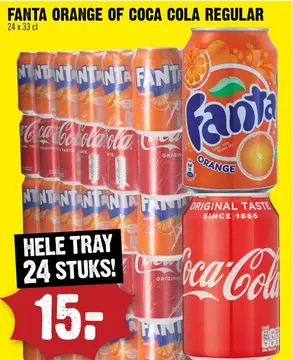 Aanbieding: Coca Cola, Fanta