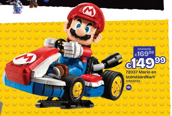 Promotie: 72037 LEGO Super Mario Kart Display Figuur