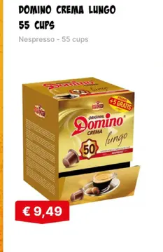 Aanbieding: DOMINO CREMA LUNGO