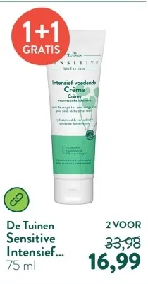 Aanbieding: De Tuinen Sensitive Intensief voedende Crème