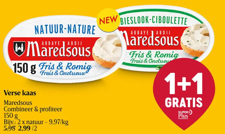 Aanbieding: Verse kaas