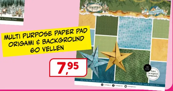 Promotie: Christmas forest paper pad