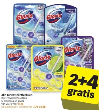 Aanbieding: Alle Glorix toiletblokken