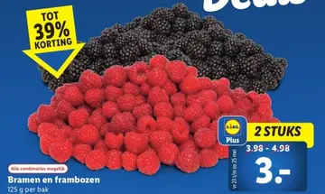 Aanbieding: Bramen en frambozen