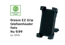 Aanbieding: Dresco EZ Grip telefoonhouder fiets