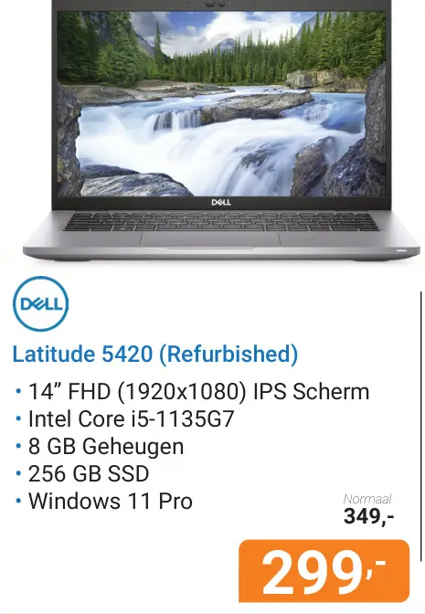 Aanbieding: Latitude 5420 (Refurbished)