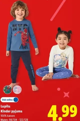 Aanbieding: Lupilu Kinder pyjama