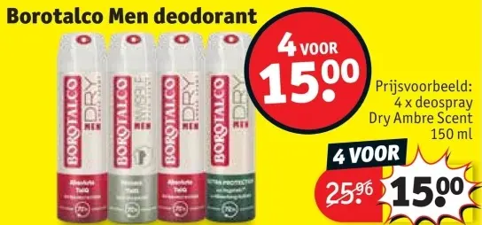 Promotie: Borotalco Men deodorant