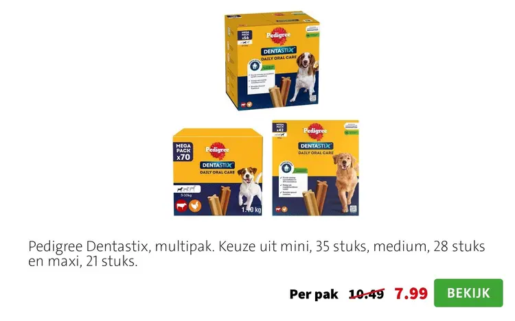 Aanbieding: Pedigree Dentastix, multipak