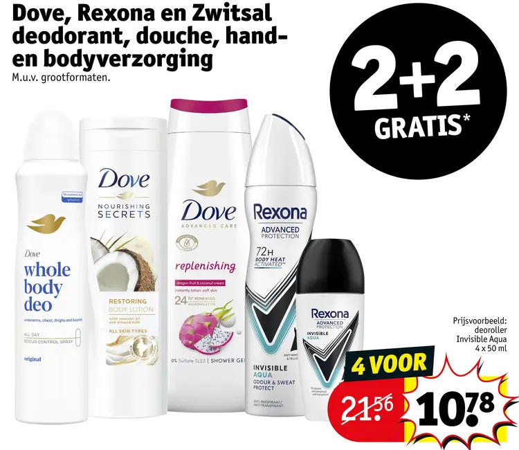 Aanbieding: Deodorant, douche, hand- en bodyverzorging