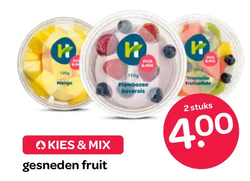 Aanbieding: gesneden fruit
