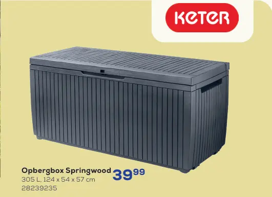Promotie: Opbergbox Springwood