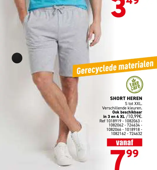 Promotie: Short heren
