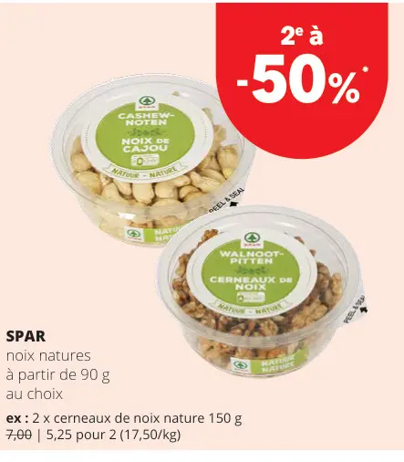 Offre: Noix natures