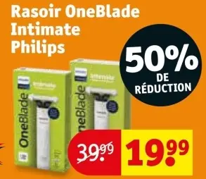Offre: Rasoir OneBlade Intimate
