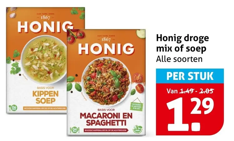 Aanbieding: Droge mix of soep
