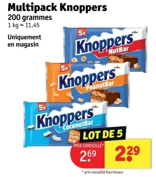 Offre: Multipack Knoppers