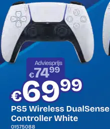 Aanbieding: Wireless DualSense Controller White