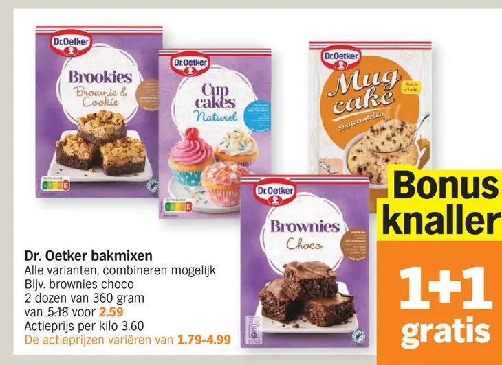 Promotie: Bakmixen