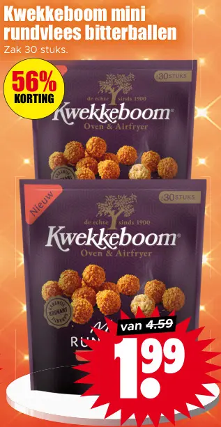 Aanbieding: Mini rundvlees bitterballen