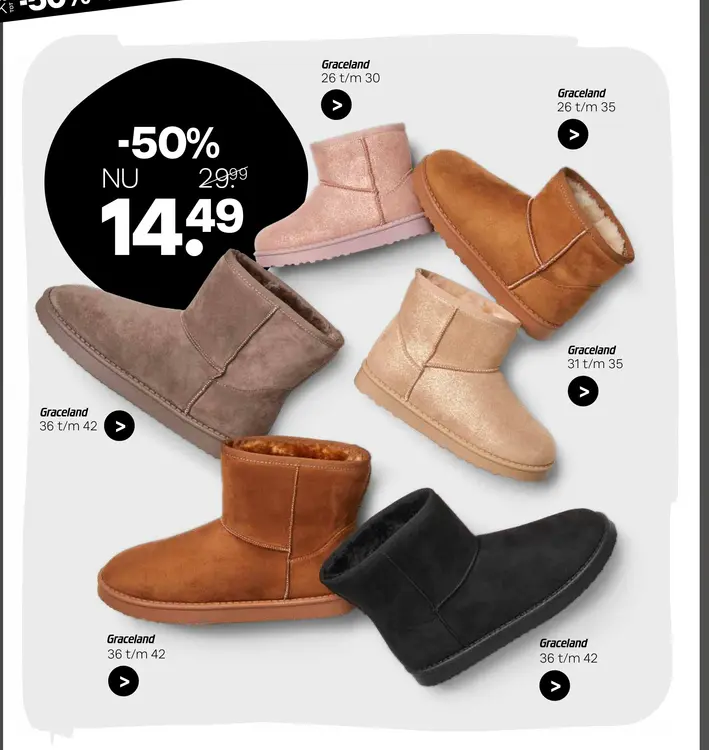 Aanbieding: Snowboots diverse kleuren