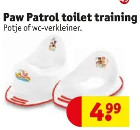 Aanbieding: Paw Patrol toilet training