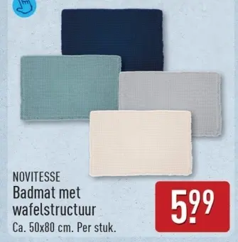 Aanbieding: Badmat met wafelstructuur
