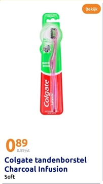 Aanbieding: Colgate tandenborstel Charcoal Infusion