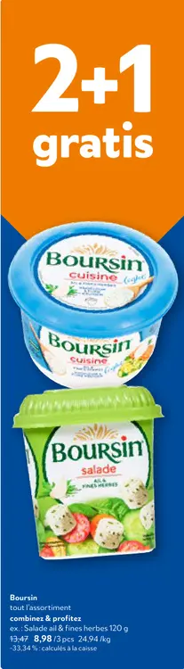 Offre: Boursin Cuisine