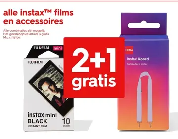 Aanbieding: instax films en accessoires
