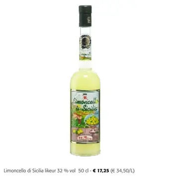 Aanbieding: Limoncello di Sicilia likeur