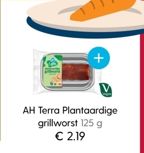 Aanbieding: AH Terra Plantaardige grillworst