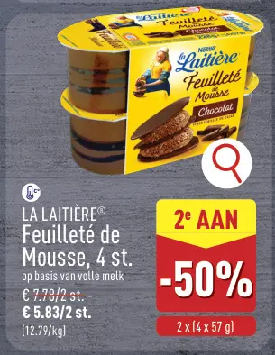 Promotie: LA LAITIÈRE® Feuilleté de Mousse