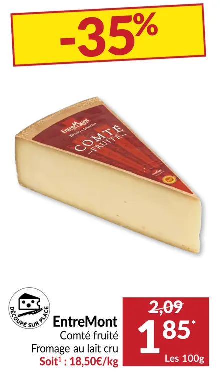 Offre: Comté fruité