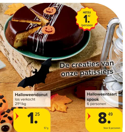 Aanbieding: Halloweentaart spook