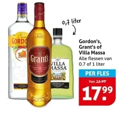 Aanbieding: Gordon's, Grant's of Villa Massa