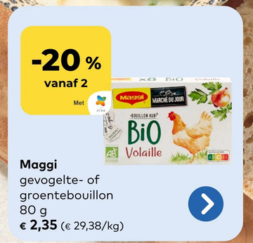 Aanbieding: Maggi gevogelte- of groentebouillon