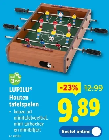 Promotie: Houten tafelspelen
