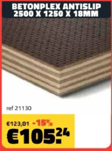 Promotie: Betonplex antislip